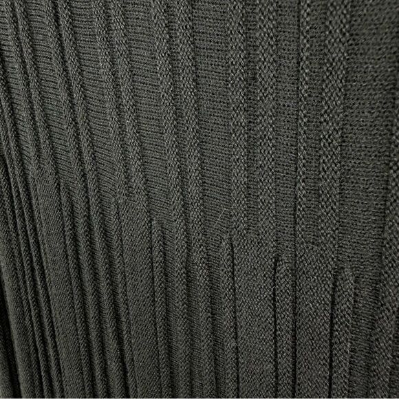 Kerisma Sleeveless Black Cashmere Blend Mini Dress Slimming Gathers Sz M/L‎ New - Picture 6 of 11